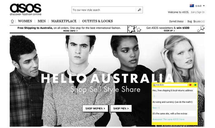 ASOS Australia Online