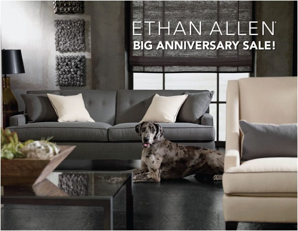 Ethan Allen Sale Postcard front2