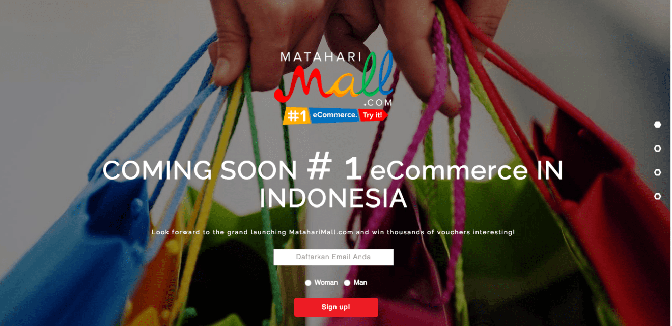 Giant Matahari Mall online planned