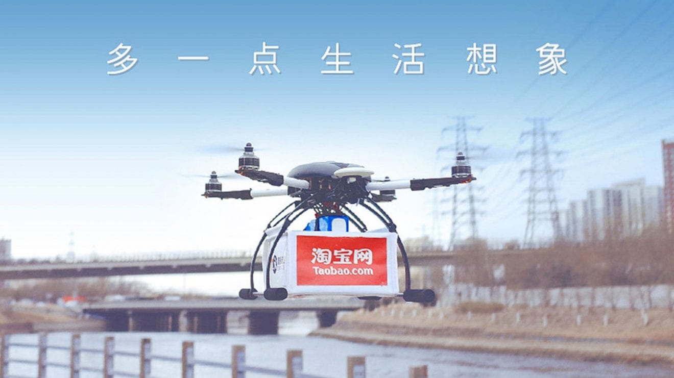 Alibaba’s drone delivers in 3 Chinese cities