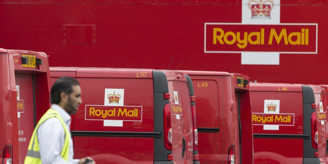 Royal Mail online in China