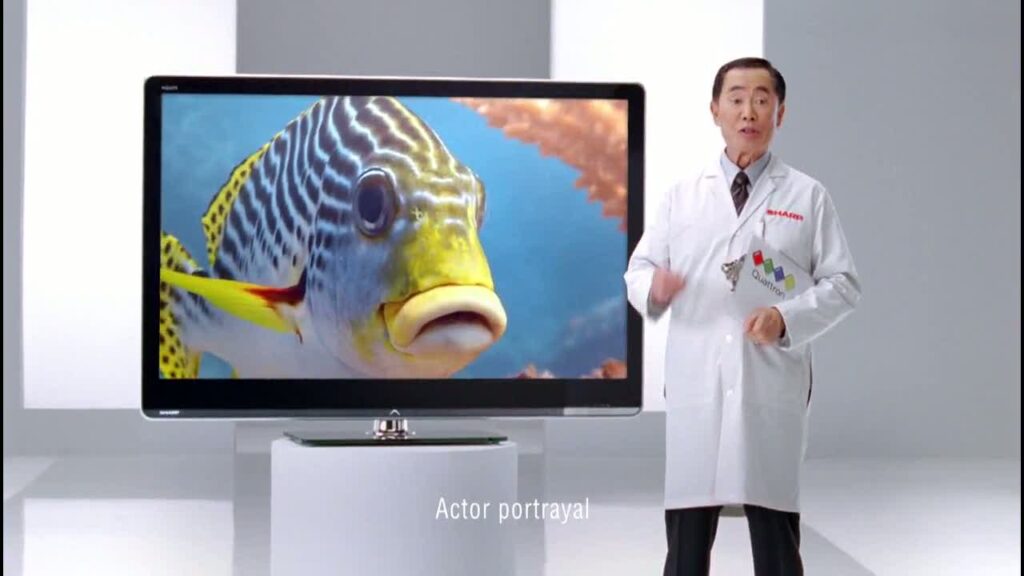 sharp quattron 3d tv the spill 600 55730