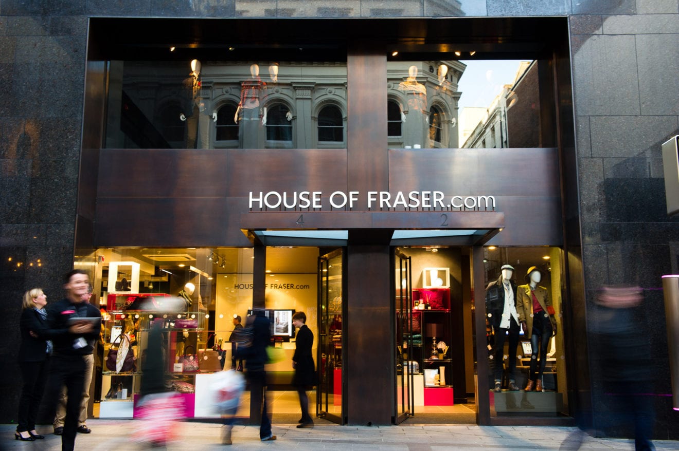 House of Fraser China closer to debut