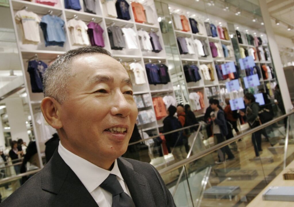 yanai uniqlos founder is one of the richest people in japan his net worth is estimated at 155 billion