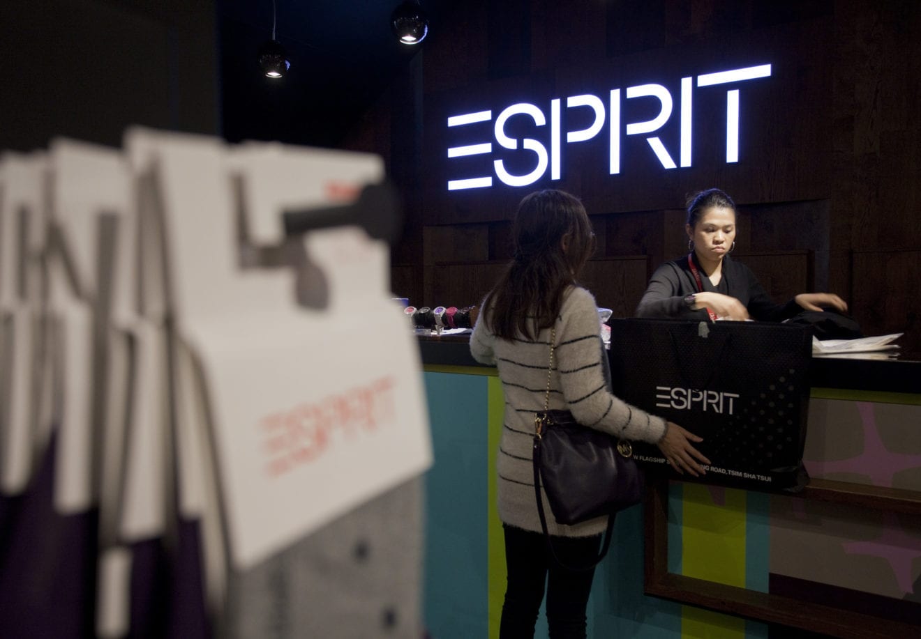 Revenue drop for Esprit Holdings