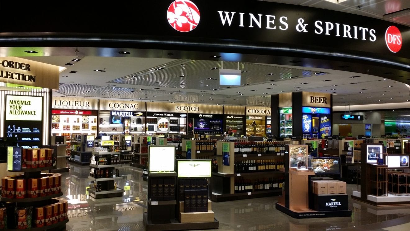 DFS flagship has walk-in bar