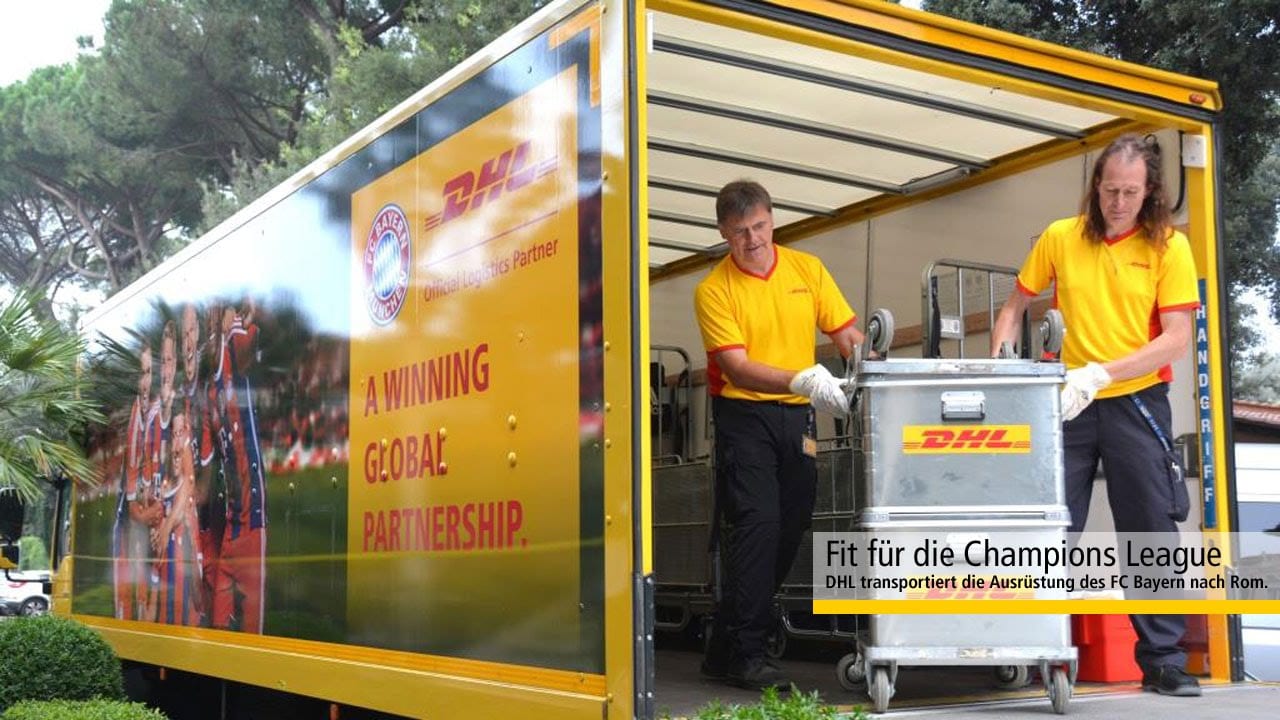 DHL providing E2E logistics for FC Bayern Munich’s online store