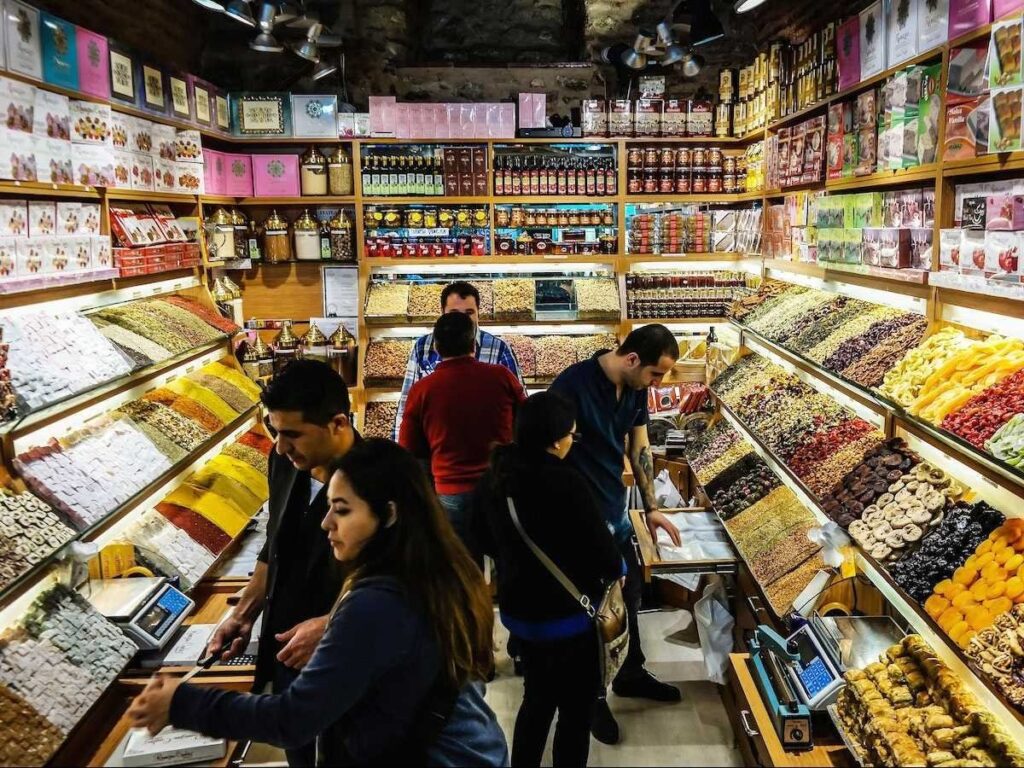 shopping at grand bazaar