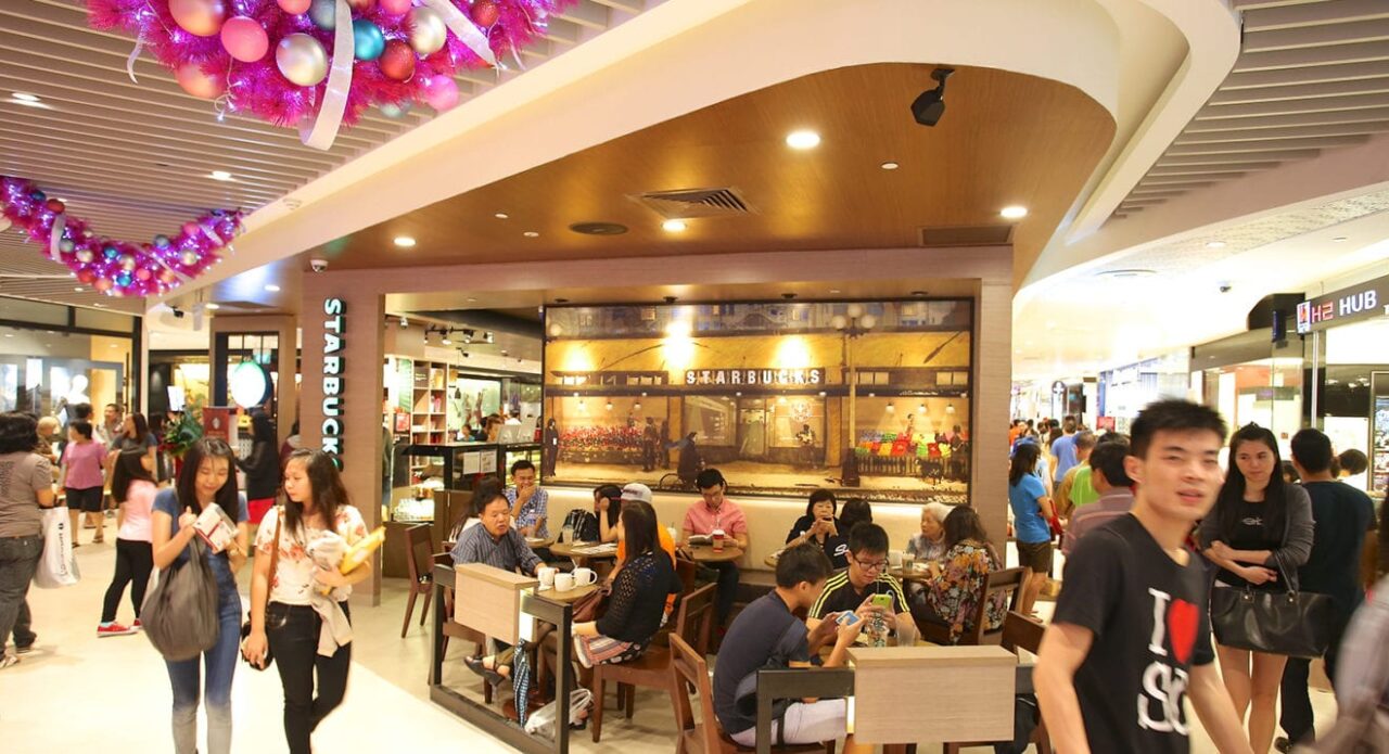 Bedok Mall interior for mall detail page