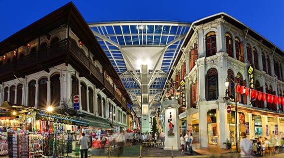 Chinatown in Singapore