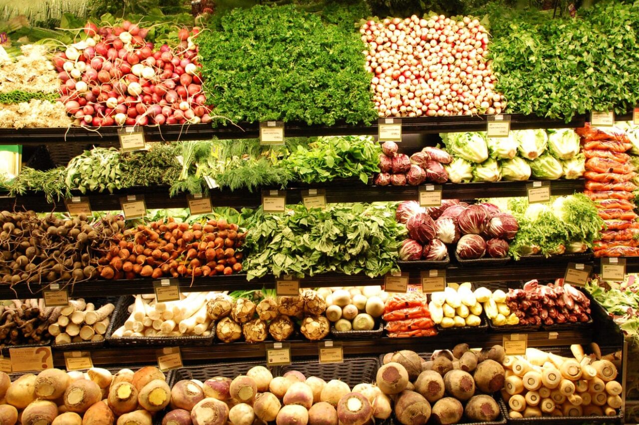 Grocery Store Produce Department stock xchng