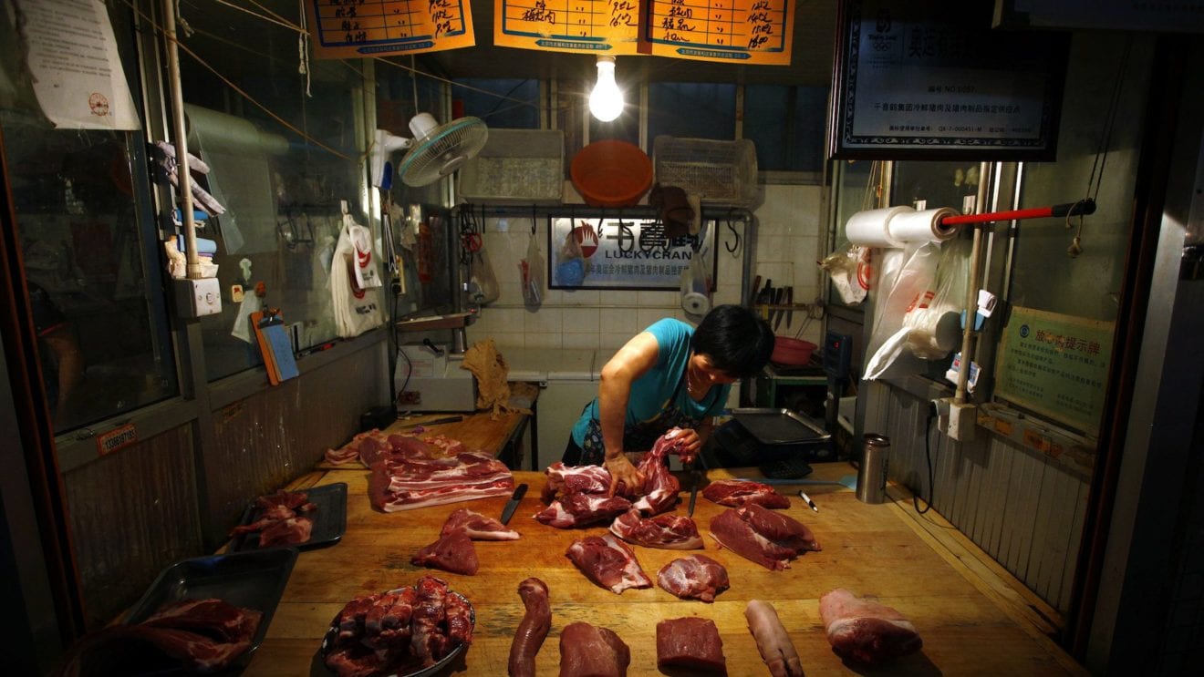 Stomachs flip by 40-year-old meat peddled by merchants