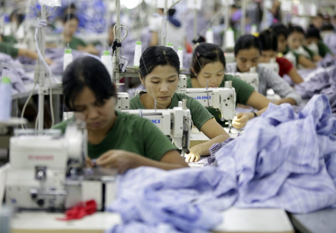 Myanmar garment investment foreign economy manufacturing production women 4