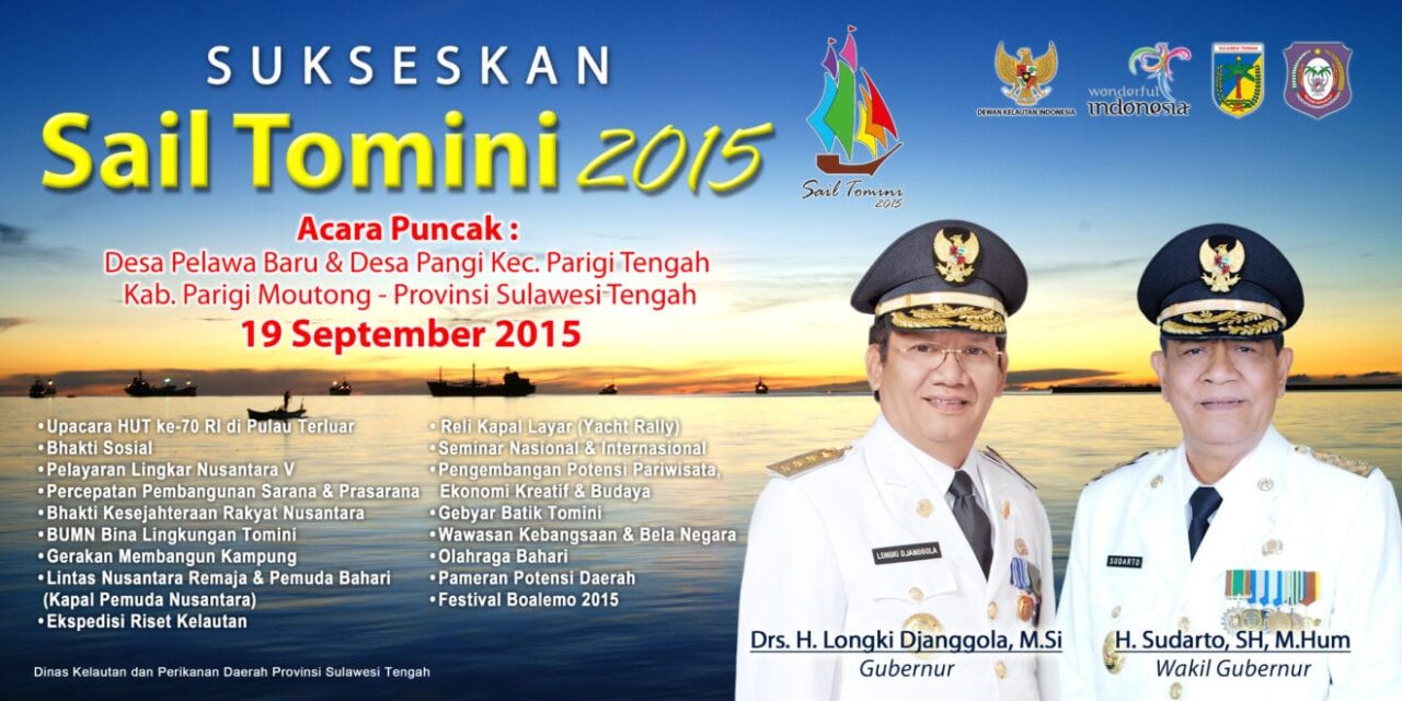 Infrastructure to host Sail Tomini to be readied on time
