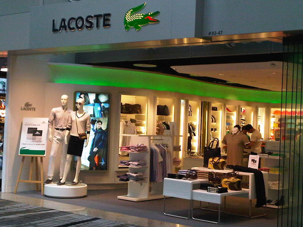 Lacoste India targets flyers
