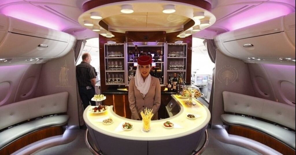 Luxurious First Class Airlines