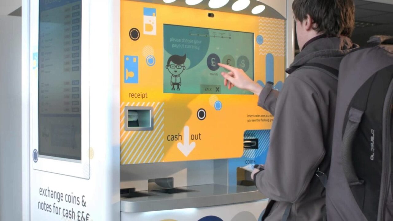 A London Vending machine launched accepts out-of-circulation bills and a range of coins