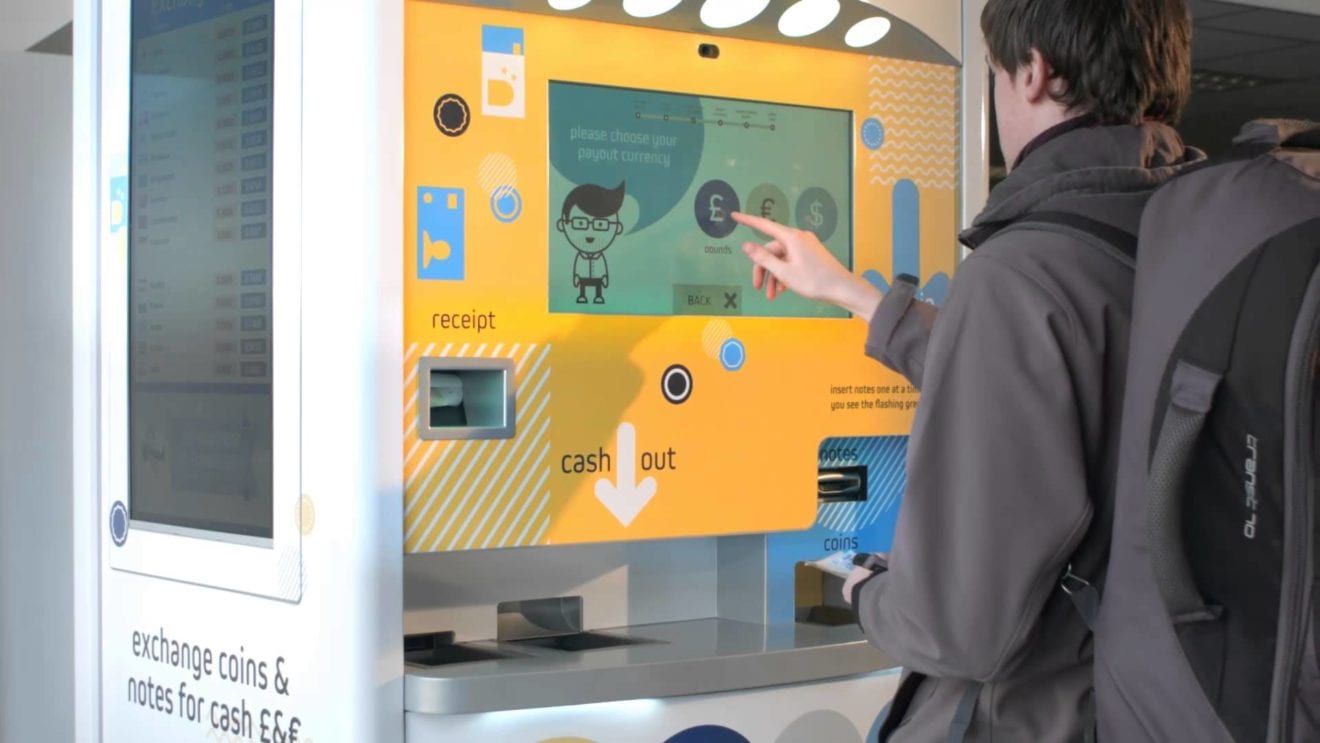 A London Vending machine launched accepts out-of-circulation bills and a range of coins