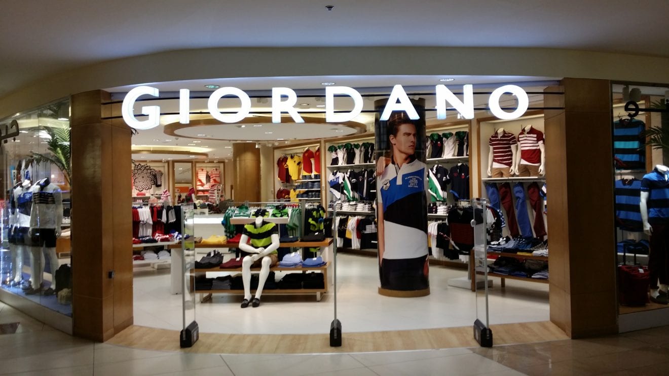 Fast fashion retailer Giordano sales surge in Hong Kong