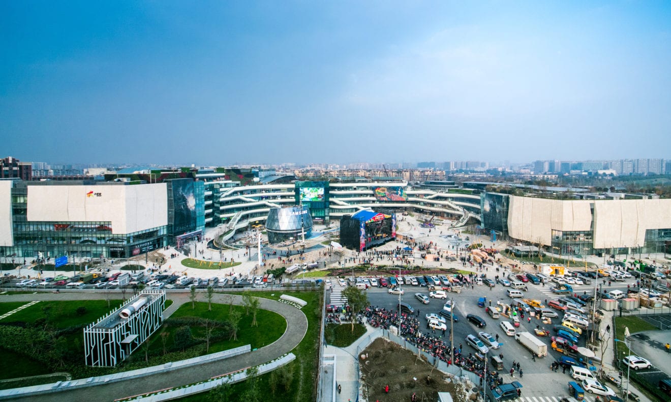 The opening of Joy City Chengdu