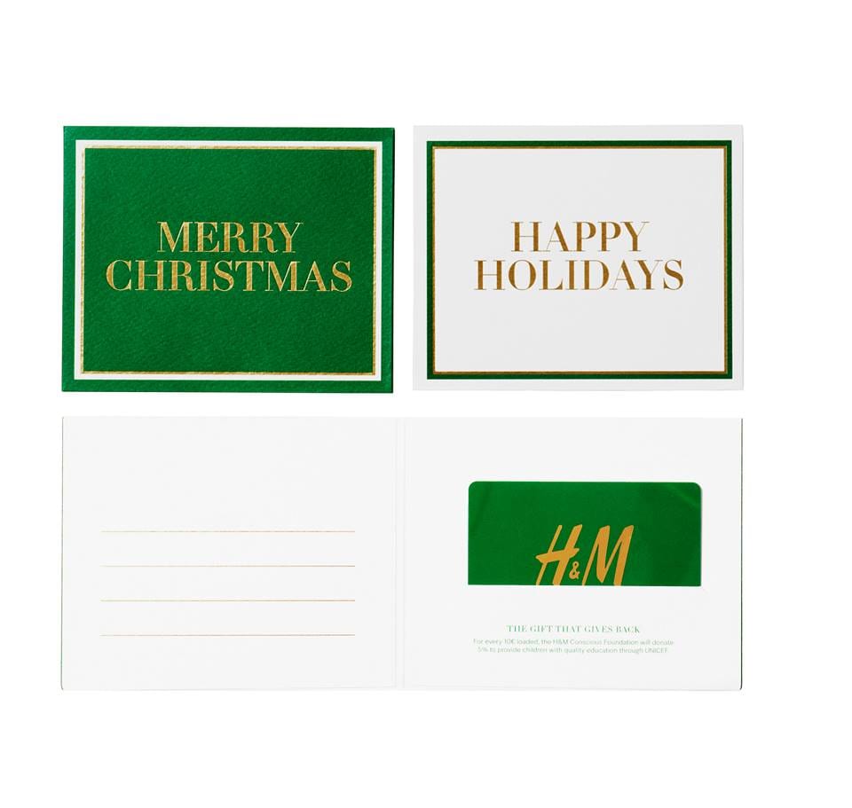 H&M Conscious Foundation 2015 Gift Card Holiday campaign raised 4,9 million