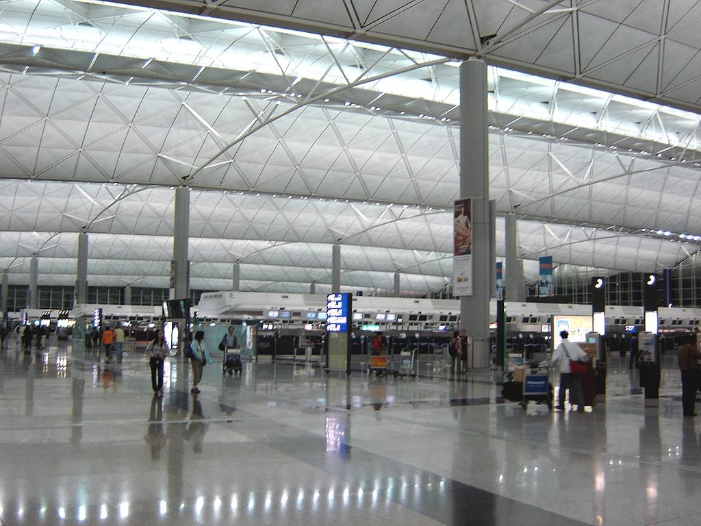 Hong Kong Airport Inside
