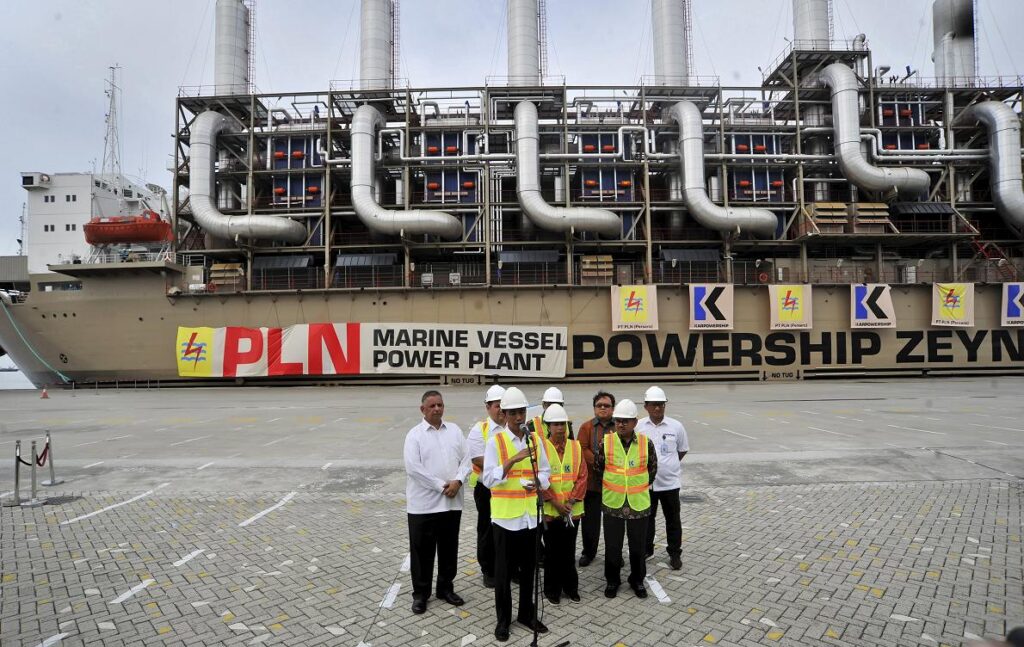 Government operating marine vessel power plant in North Sulawesi
