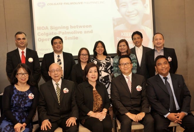 Management Teams of Colgate-Palmolive Philippines, Operation Smile Philippines and Puregold Price Club Inc. have joined forces to raise funds for oral cleft surgeries and dental check-up. This kicks-off a series of community service programs to commemorate Colgate- Palmolive’s 90th year in the country