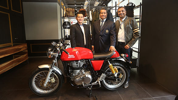 Natavude Charoensukhawatana, Executive Director, General Auto Supplies Co Ltd-Palakorn Suwanarath, Privy Councillor, Thailand-Arun Gopal, Royal Enfield, international Business head