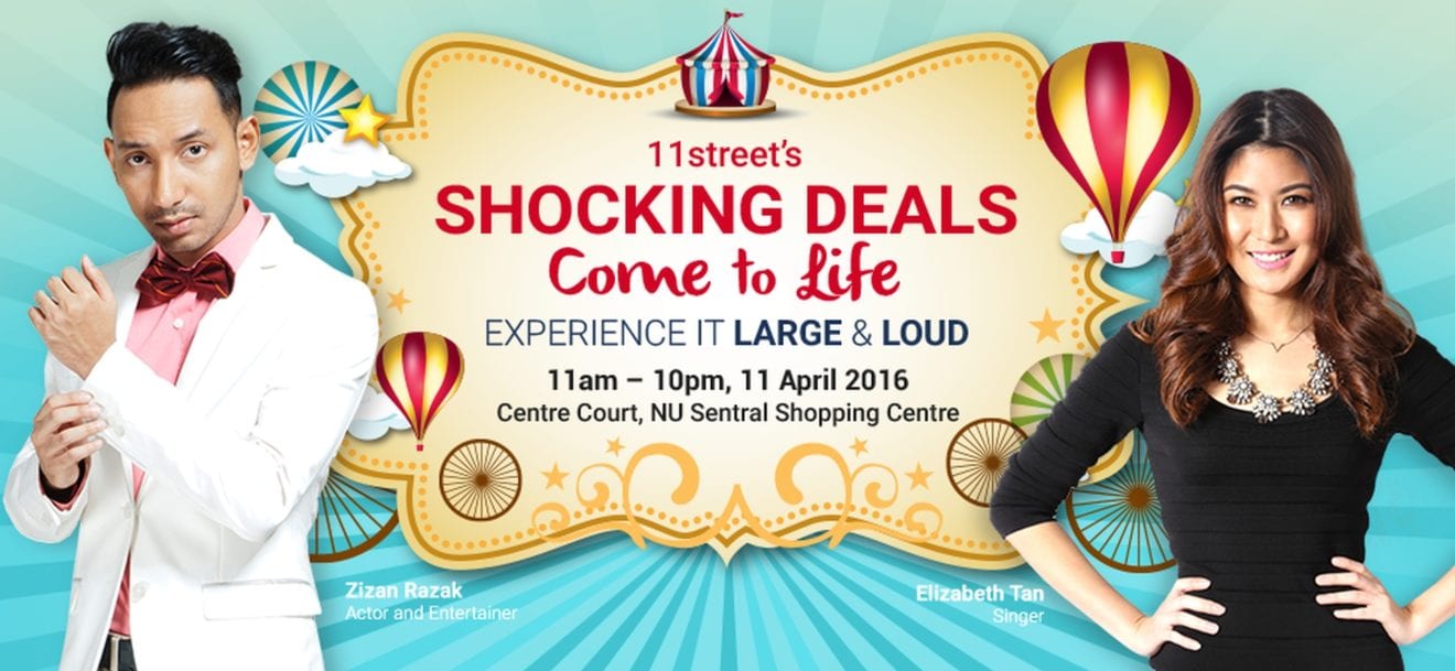 Zizan Razak and Elizabeth Tan are the new faces of 11street!