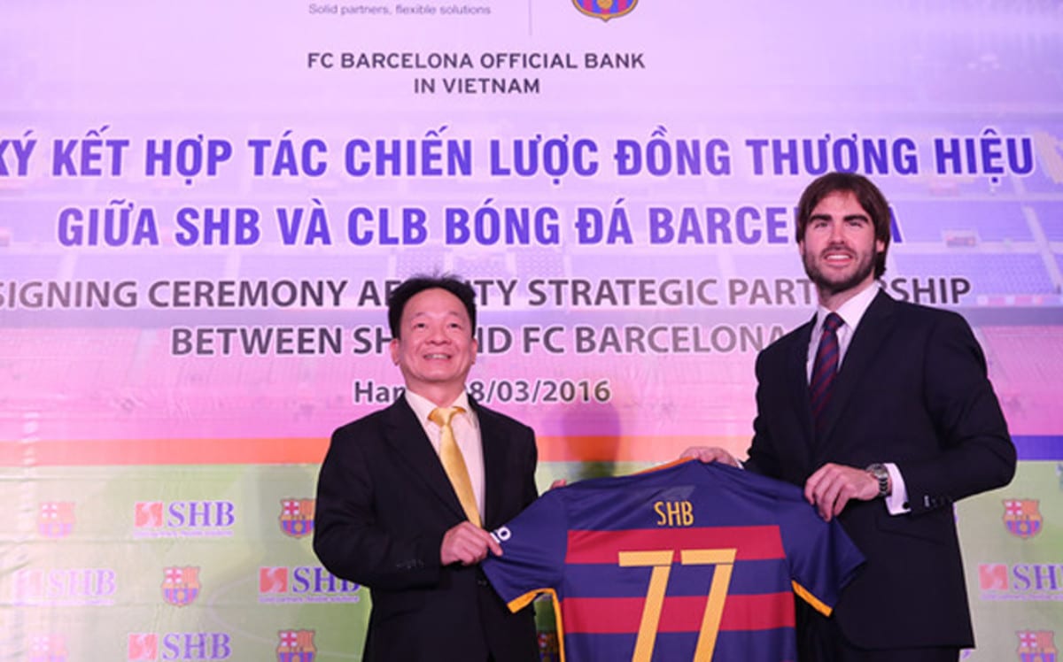 SHB new Club sponsor in Vietnam, Laos & Cambodia