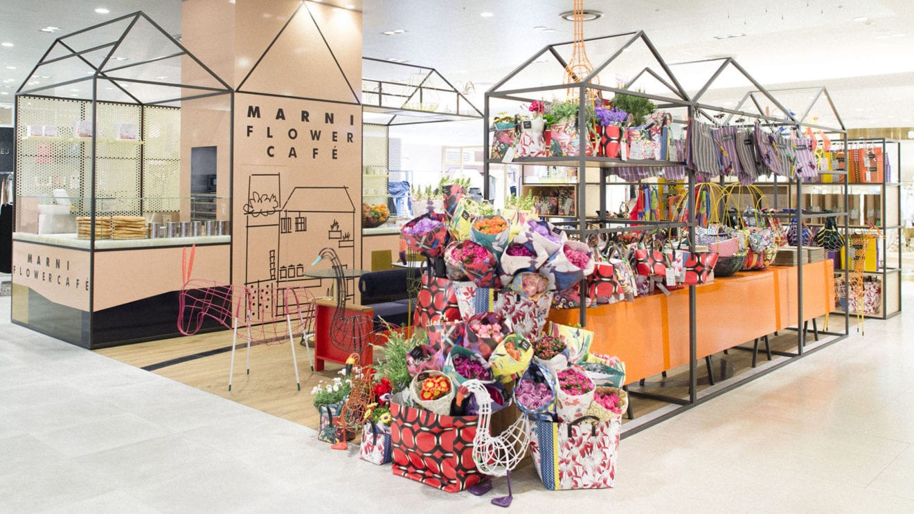 Marni Japan opens flower cafe