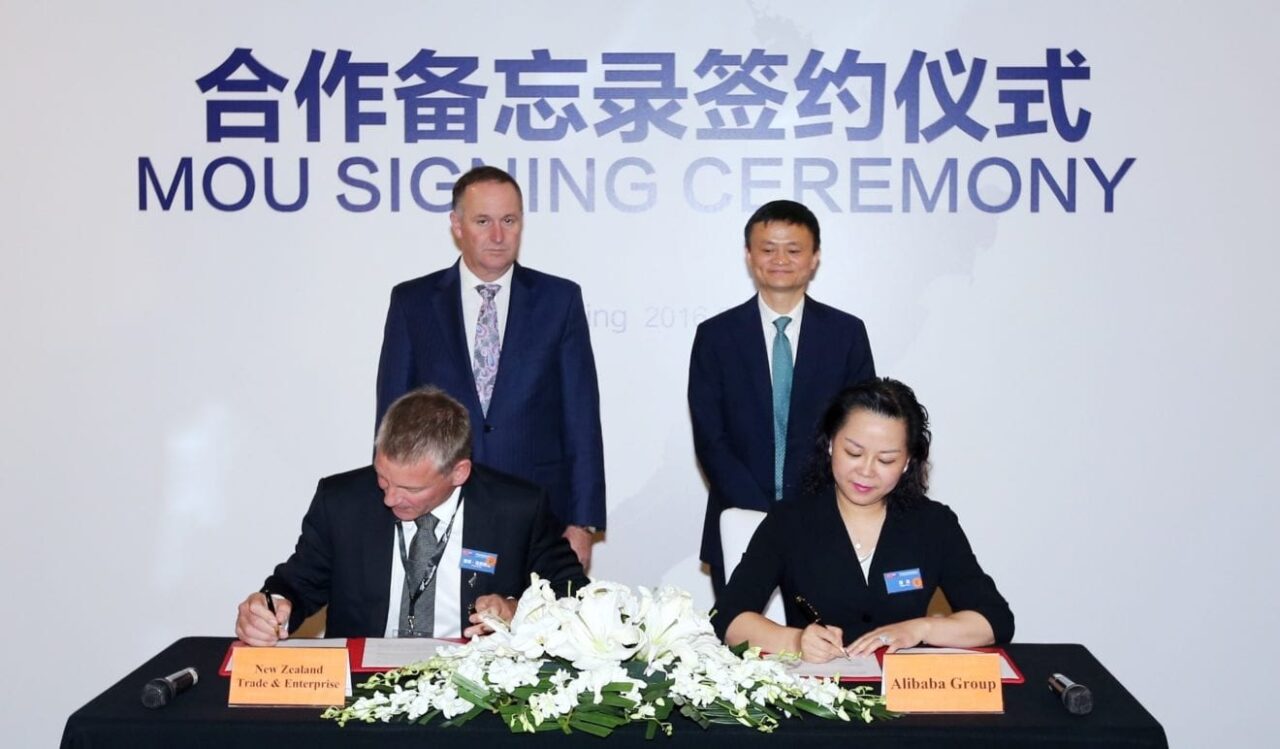 NZ govt teams up with Alibaba to boost Chinese trade