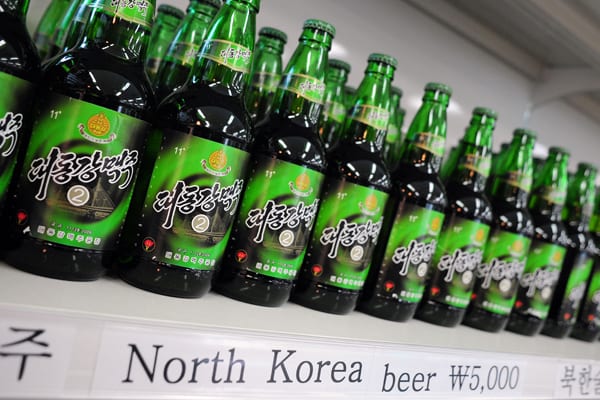 North Korean beer sale in China