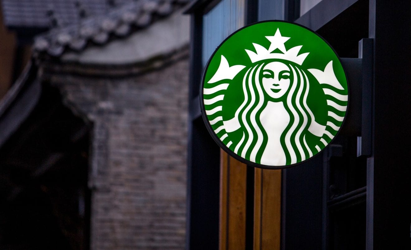 Starbucks stores in Taiwan and Hong Kong use a mix of historic and new design elements to …