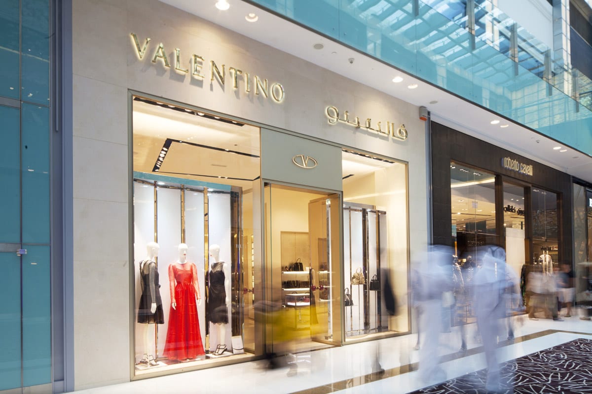 Valentino goes red in Indonesia