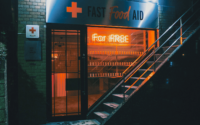 Fast Food Aid Pop up Japan 7