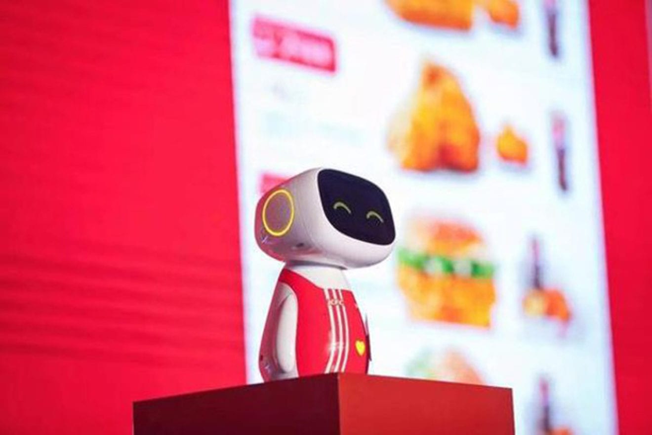 KFC tests its robot orders