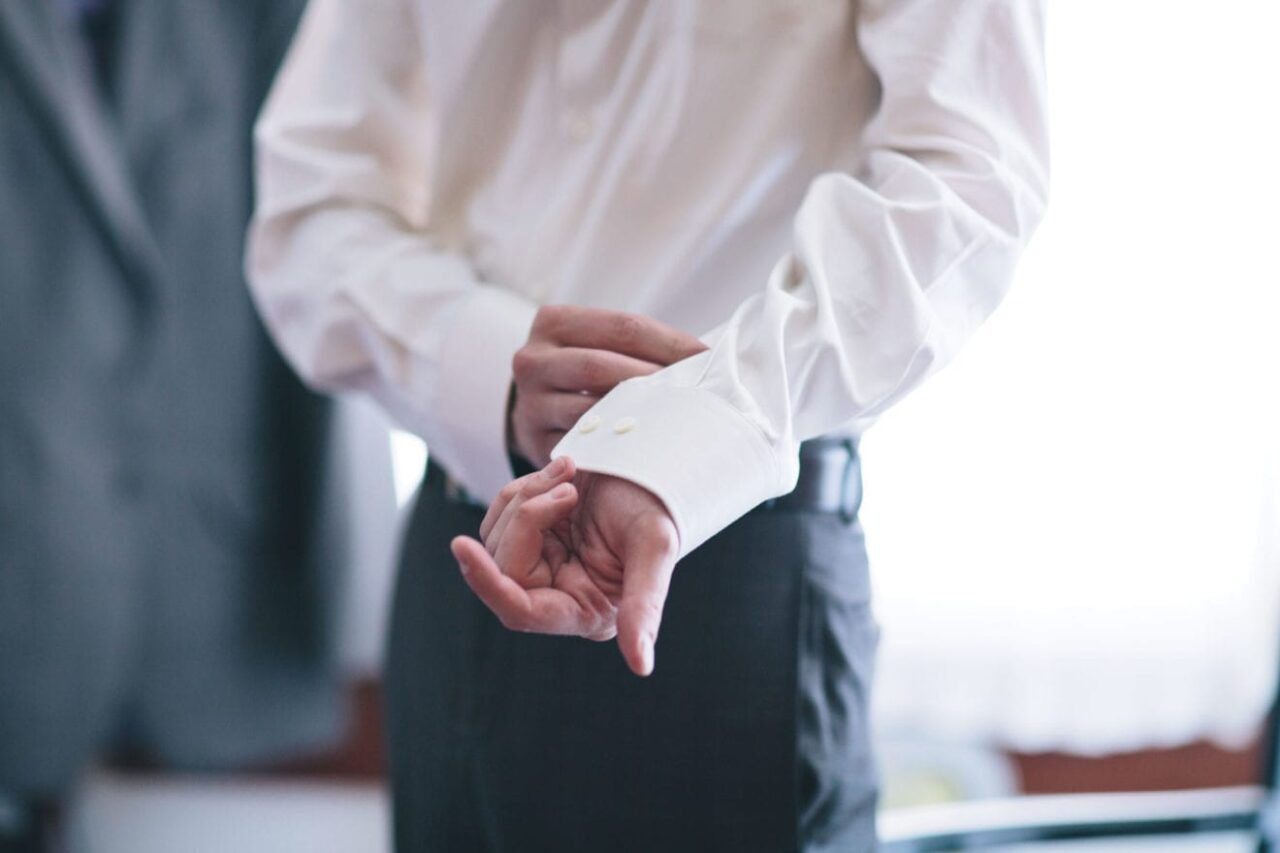 WeddingsOwn DerickJeremy shirt sleeve fitting