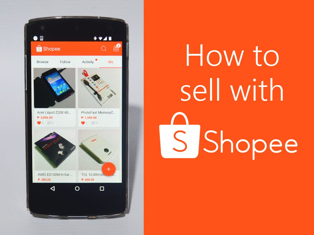 how to sell with Shopee