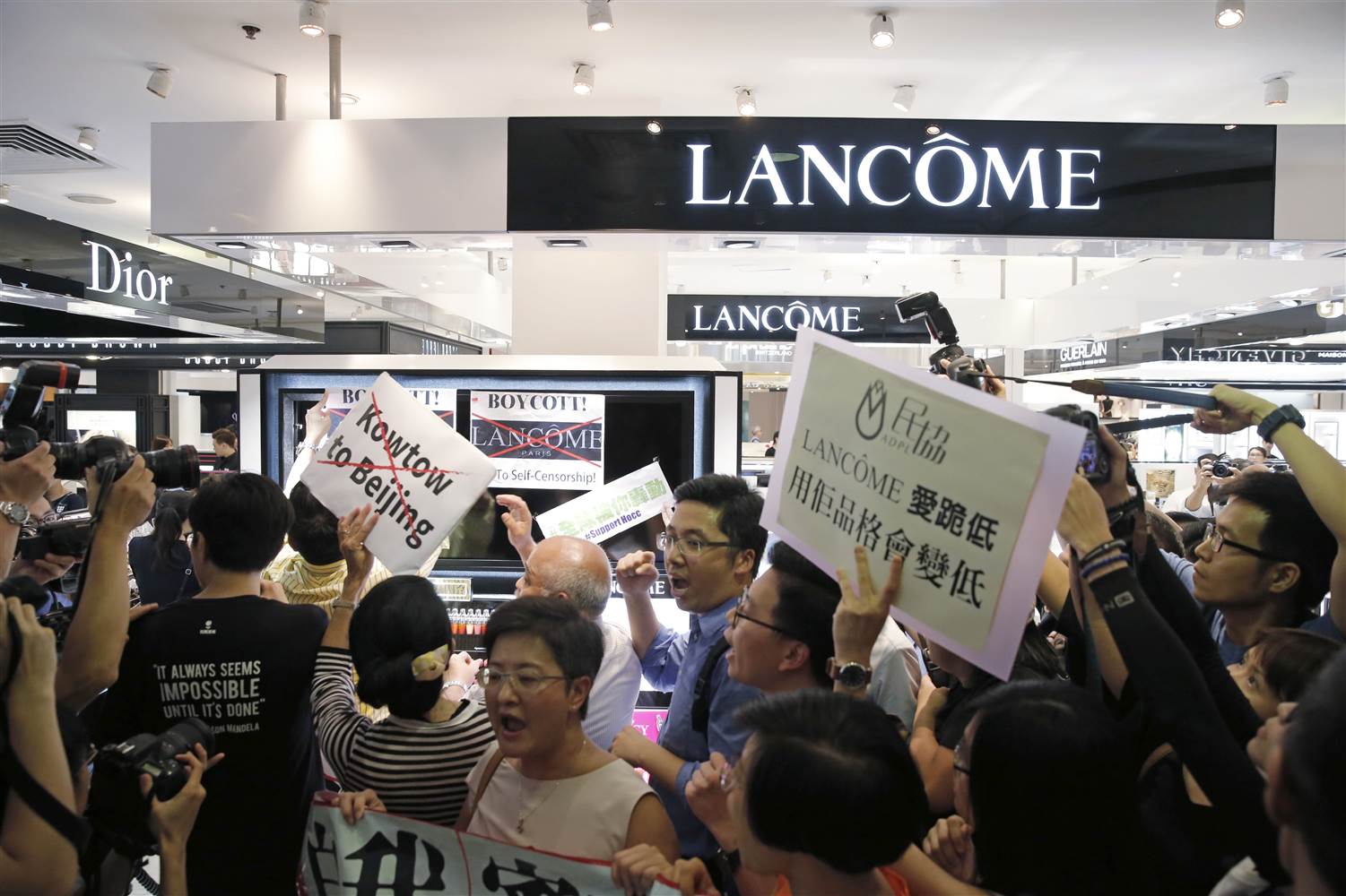 Sour note for Lancome-sponsored concert