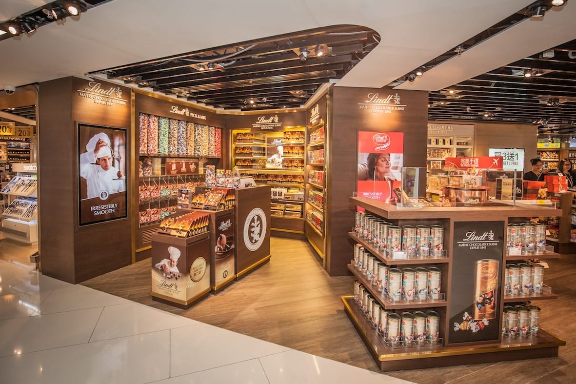 Lindt collaborates with DFS Group for HKIA store concept
