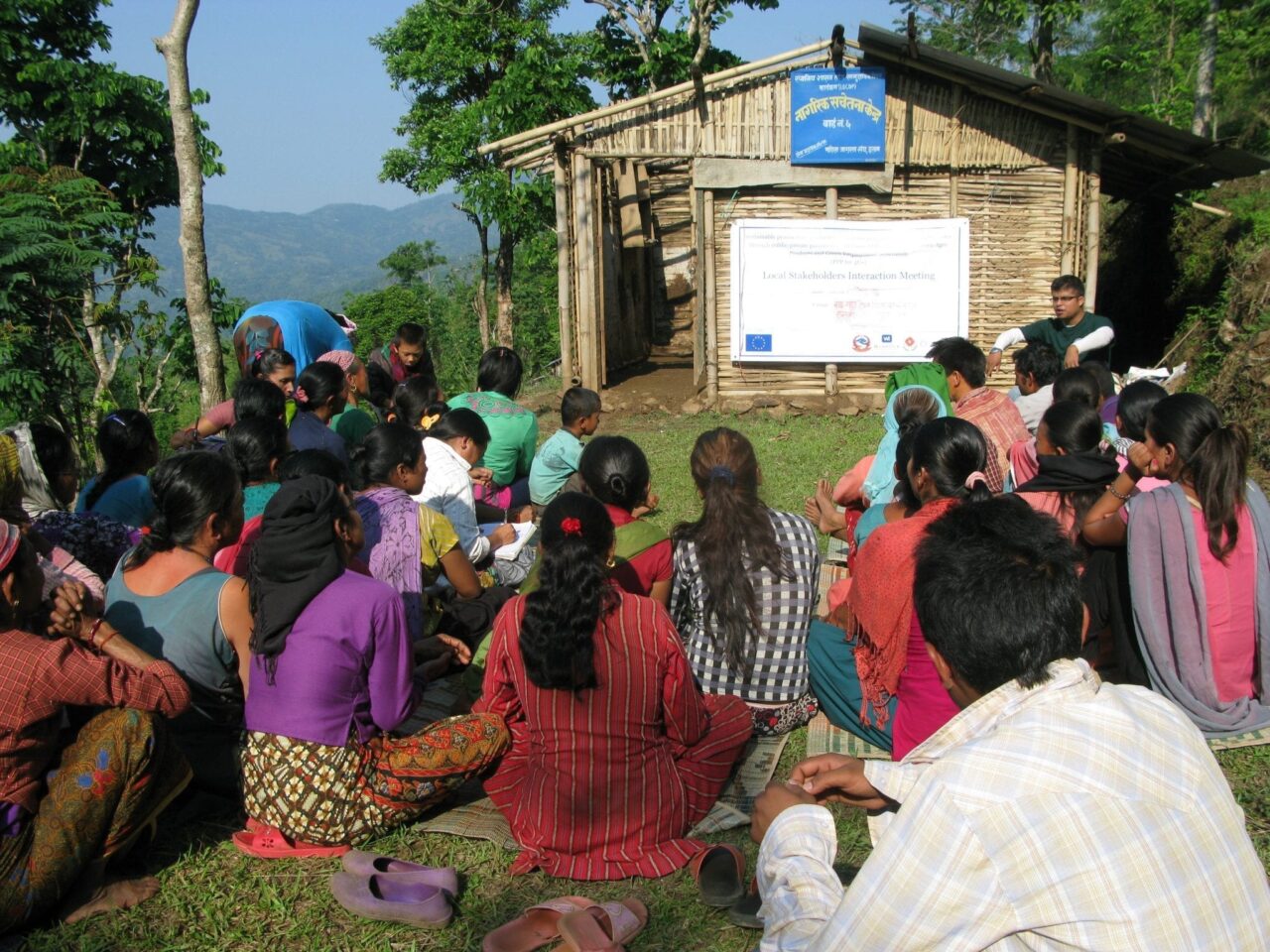 Technical Officer from NCDC conducting combined TLO meeting in Rai Gaon and Ramji Danda TLOs in Ilam Municipality