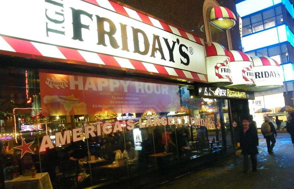 TGI Friday’s Japan with Hollywood taste