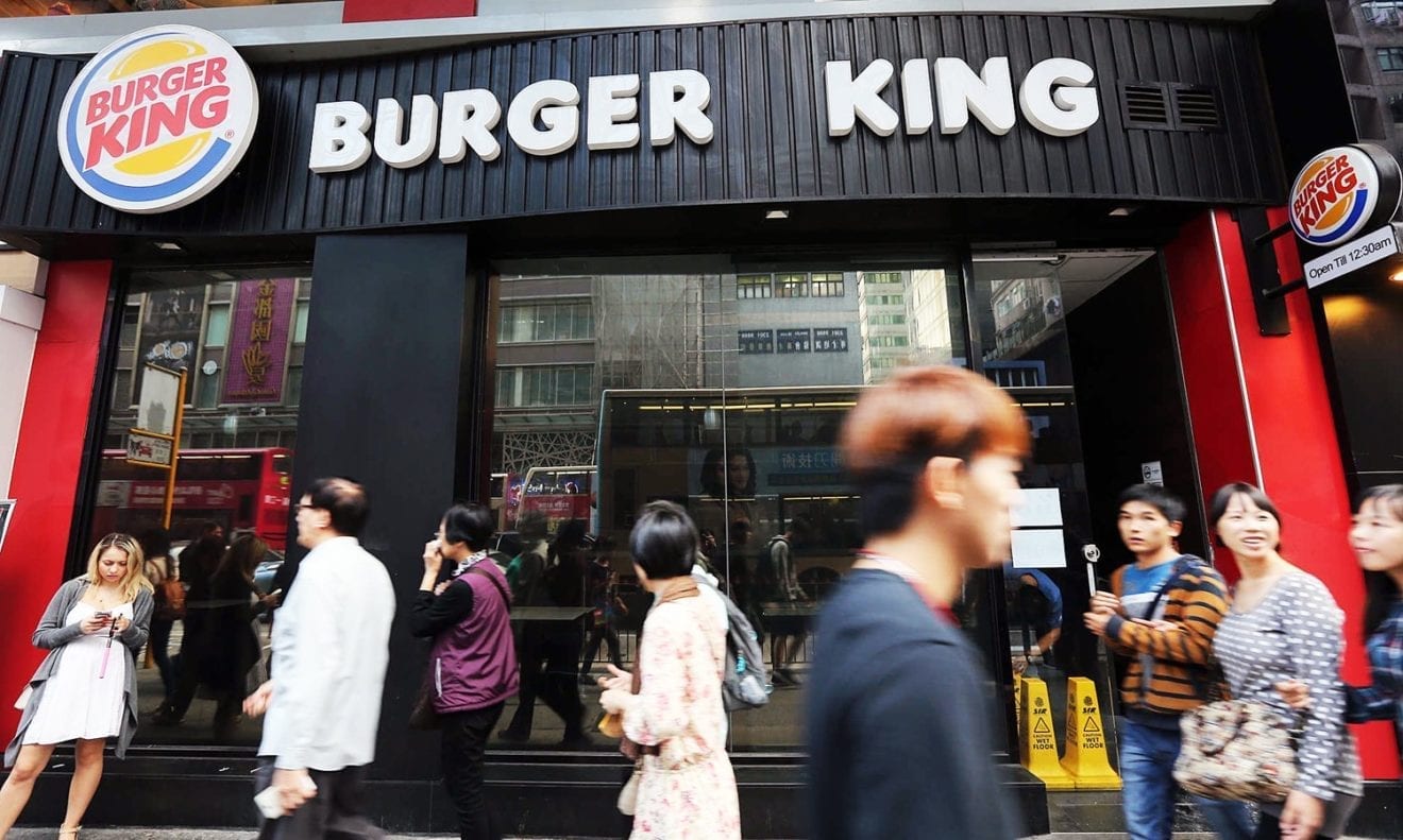 Asia leads Burger King sales growth