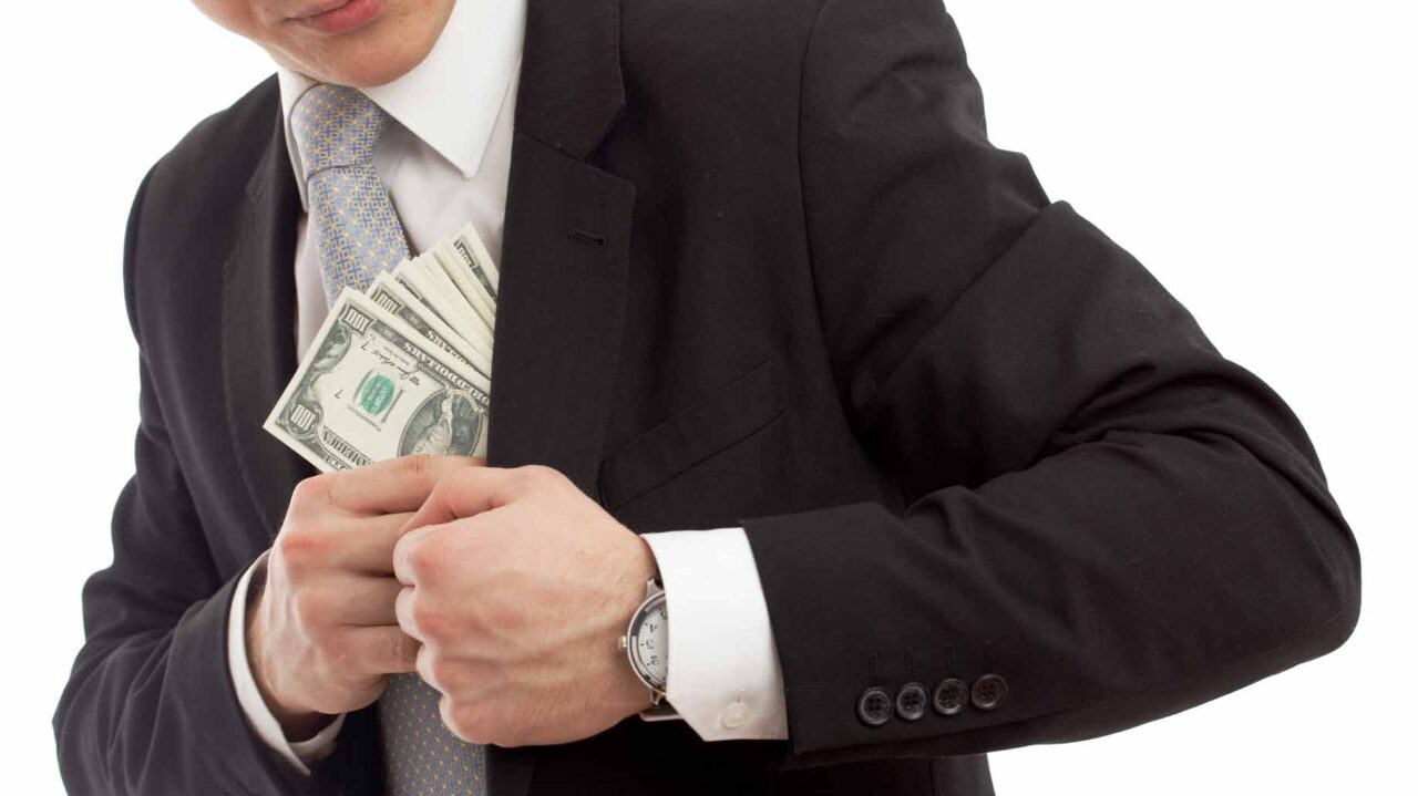 steal money