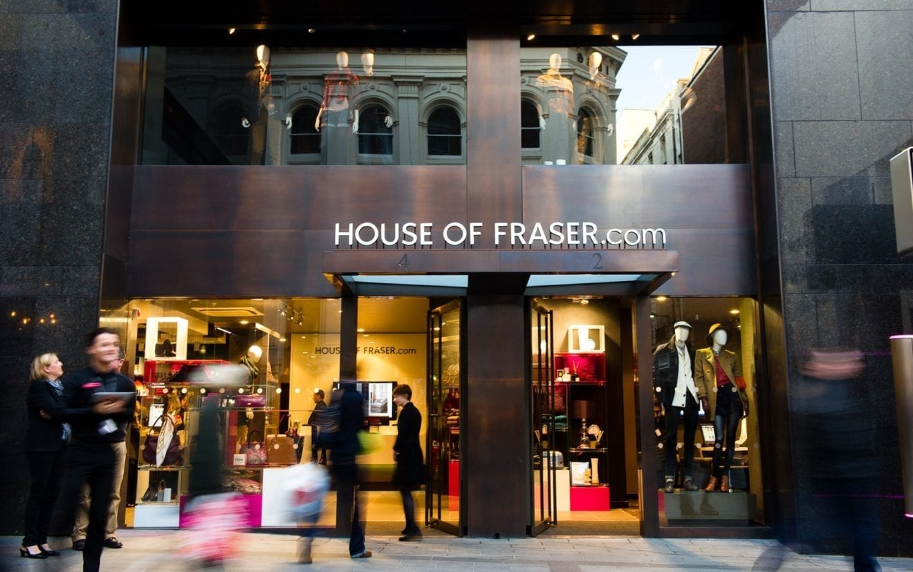 House of Fraser China debut nears