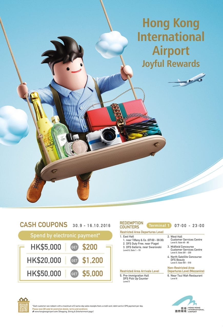 Hong Kong International Airport Celebrates National Day with Extra Rewards
