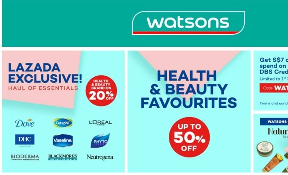 lazada watsons