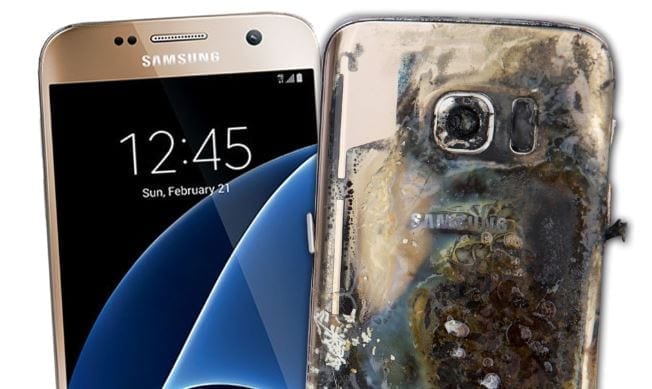 samsung on fire